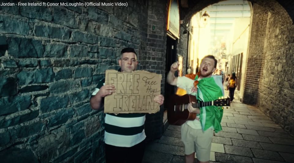 McCann and McLoughlin in the video